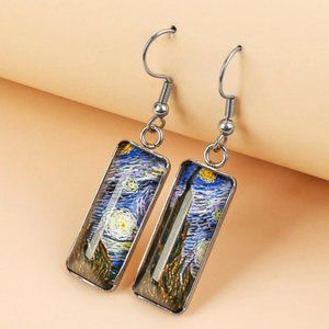 3/25 Van Gogh Fashion Jewelry Starry Nights Earrings